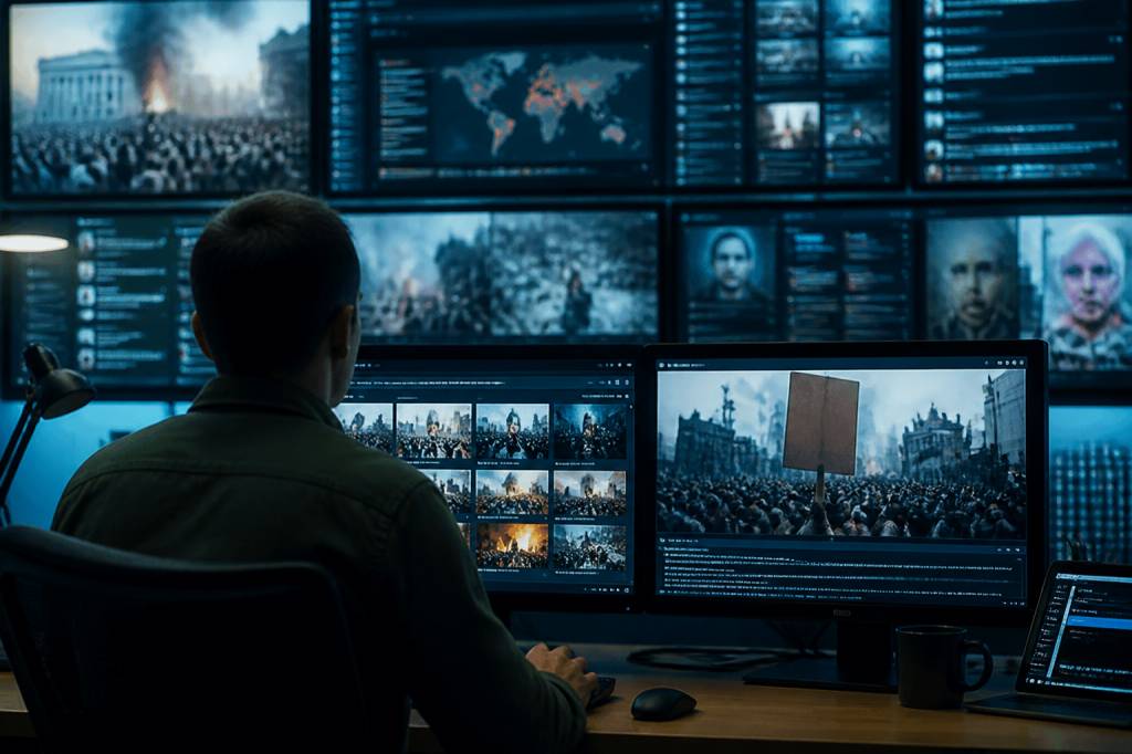Quand l’IA générative devient un outil de propagande, comment les images et les récits automatisés reconfigurent le débat public et les luttes politiques